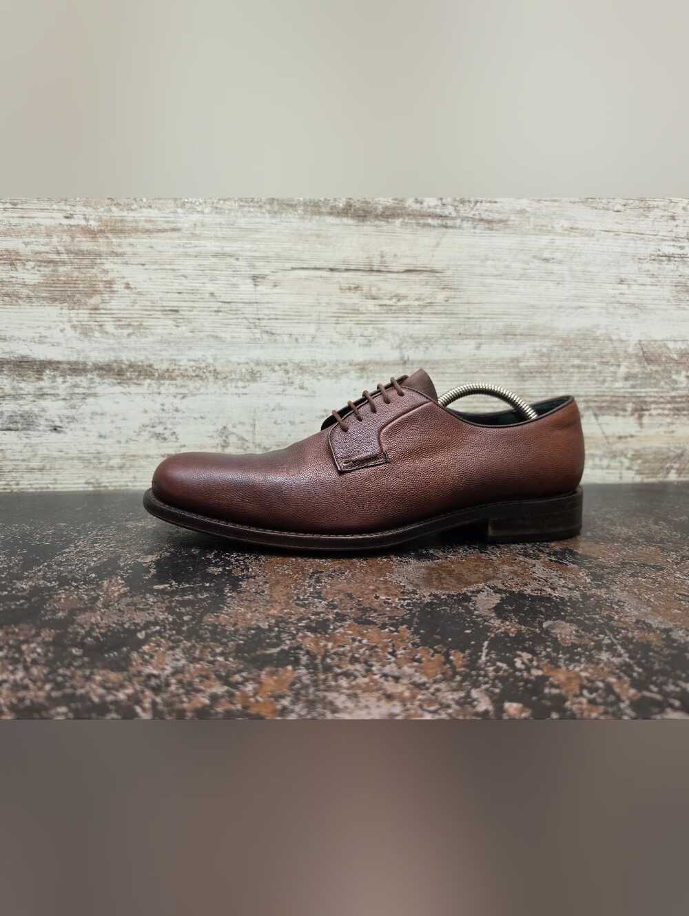 Mens Jil Sander Oxford Shoes USA SZ 8 UK SZ 7 Brown Leather  Made in Spain